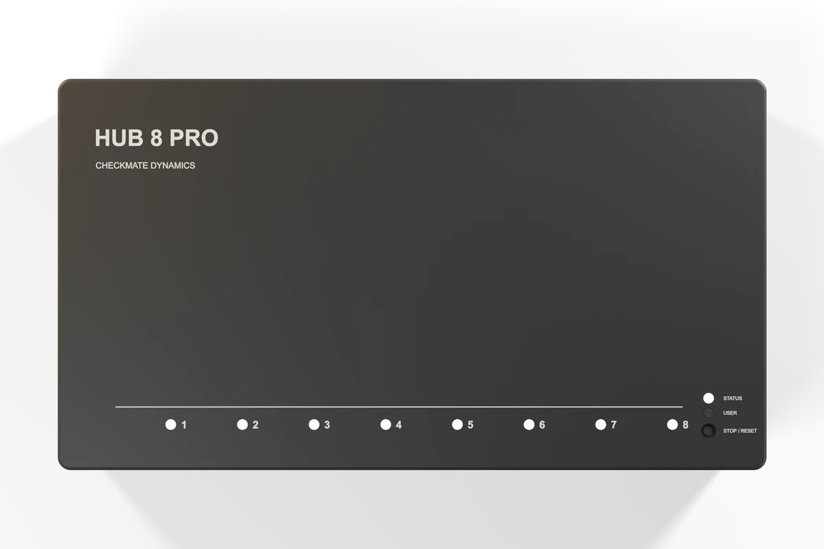 Top view of the Hub 8 Pro, concept render